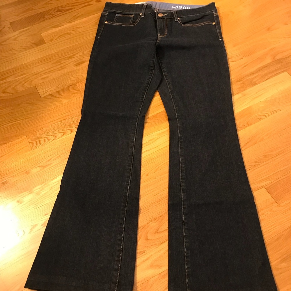 Gap curvy wide boot cut jeans